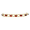vintage Gold vintage bracelet with garnet 14 kt