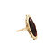 vintage Gold vintage ring with garnet 14 kt