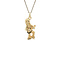 vintage Gold vintage guitarist pendant 14 kt