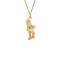 vintage Gold vintage guitarist pendant 14 kt