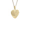 vintage Gold vintage heart medallion with engraving 14 kt