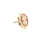 vintage Gold vintage ring with cameo 14 kt