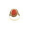 vintage Gouden vintage ring met camee 14 kt