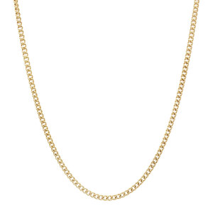 Gold gourmet necklace 14 kt