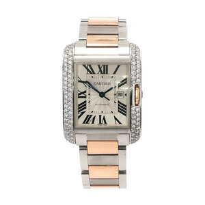 Cartier Tank Anglaise watch 18 kt