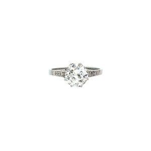 Ring met diamant 9 kt