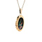 vintage Gold vintage pendant with enamel 14 kt
