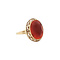 vintage Gouden vintage ring met carneool 14 kt