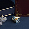 vintage Golden vintage ring with topaz 14 kt