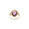 vintage Golden vintage ring with amethyst 14 kt