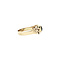 vintage Gouden vintage ring met granaat 14 kt