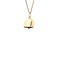 vintage Gold vintage bell pendant with enamel 14 kt