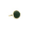 vintage Gold vintage ring with nephrite jade 14 kt
