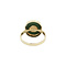 vintage Gold vintage ring with nephrite jade 14 kt