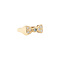 vintage Golden vintage bow ring with diamond 14 kt