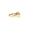 vintage Gouden vintage strik ring met diamant 14 kt