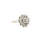 vintage White gold vintage entourage ring with diamond 14 kt