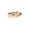 vintage Gouden vintage ring met granaat 14 kt