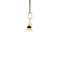 vintage Gouden vintage vis hanger 14 kt