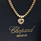 vintage Gouden vintage Chopard Happy Diamonds collier 18 kt