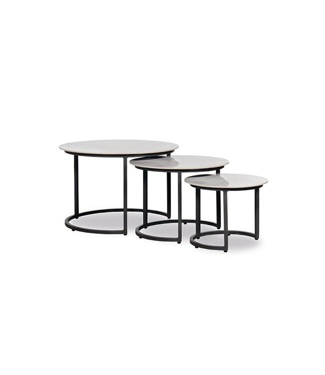Del Conde Outdoor Coffee Tables (Set of 3)