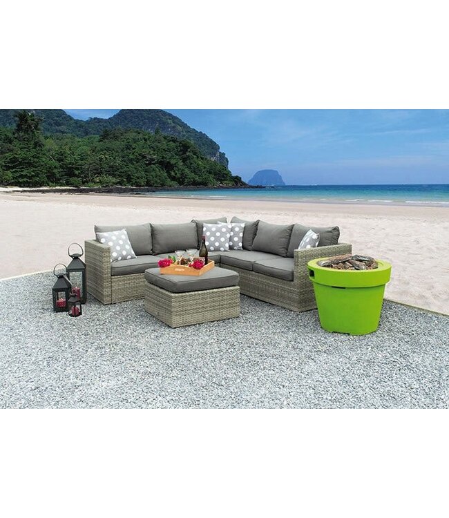 Hoek loungeset 'Safari' 3-delig