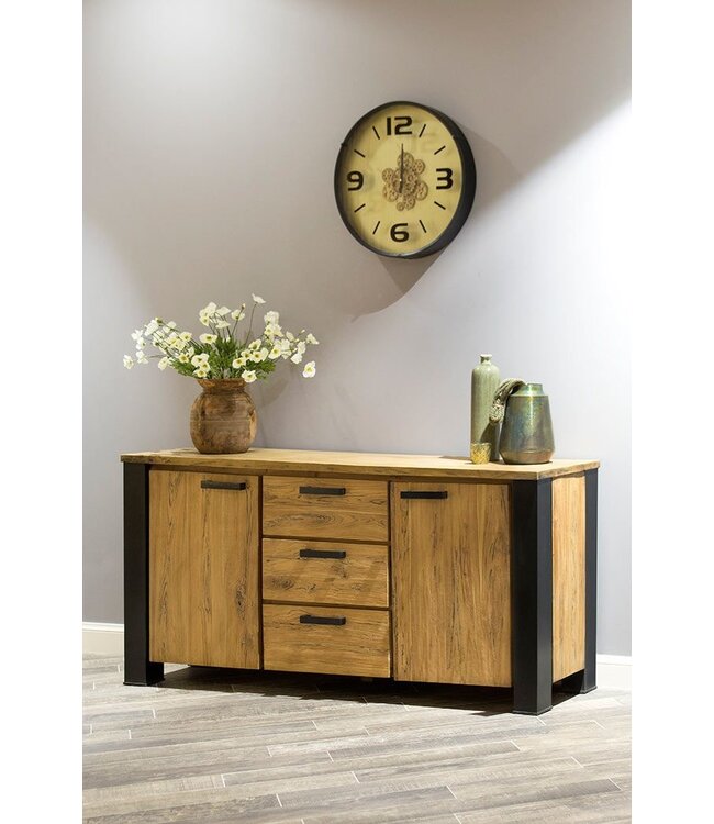 Dressoir Woodstock 2 deurs, 3 laden