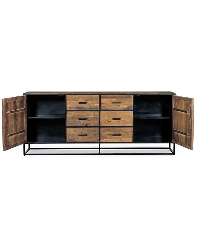 Vedic Dressoir 2 deuren, 6 lades