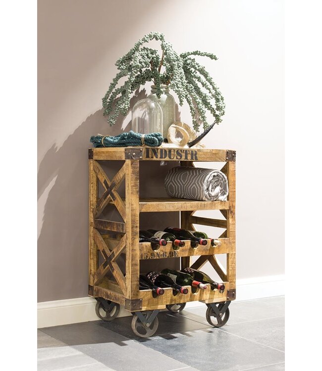 Vintage Wijntrolley 'Ventura'