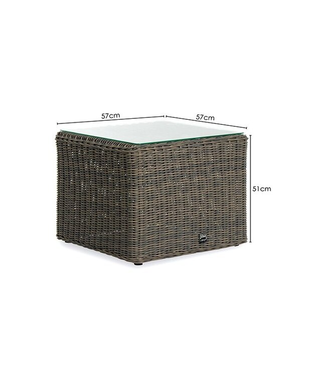 Bijzet tuintafel 'Bordeaux'