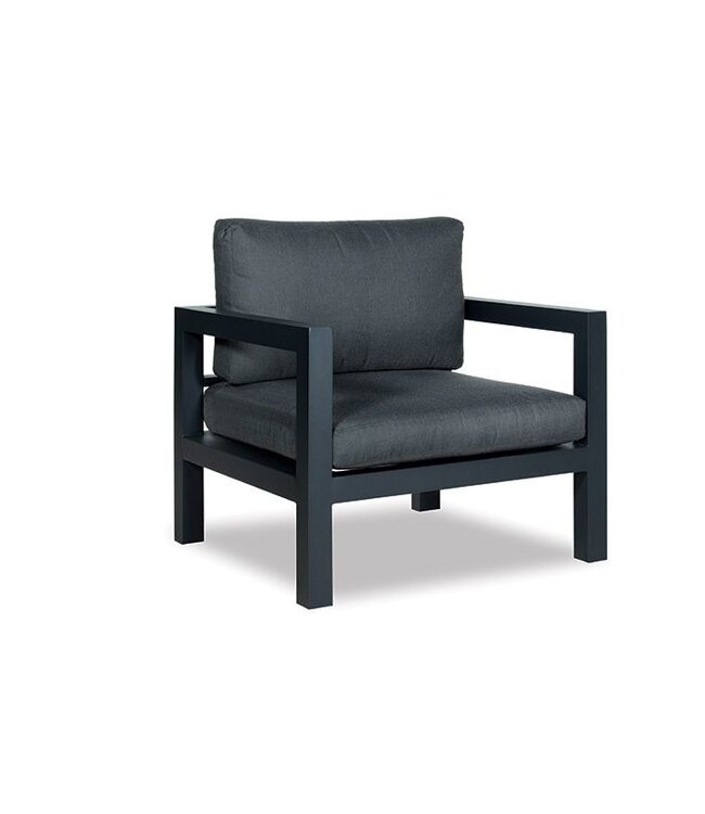Loungefauteuil 'Palizzi' Antraciet