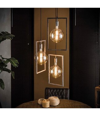 Rectangle Hanglamp 3L