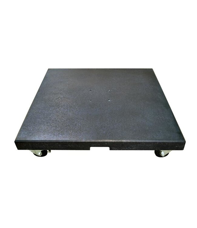 Parasolvoet graniet op wielen 90 KG