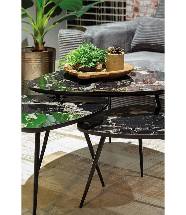 Koffietafel Suri set van 3