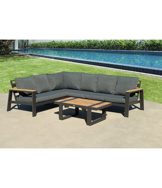 'Brava' Hoek loungeset 5-delig