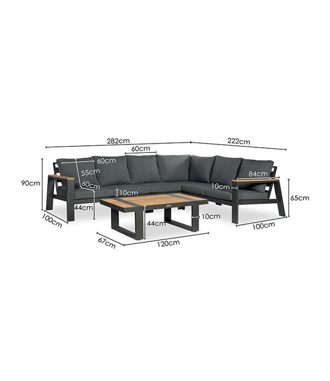 Brava Lounge Cornerset