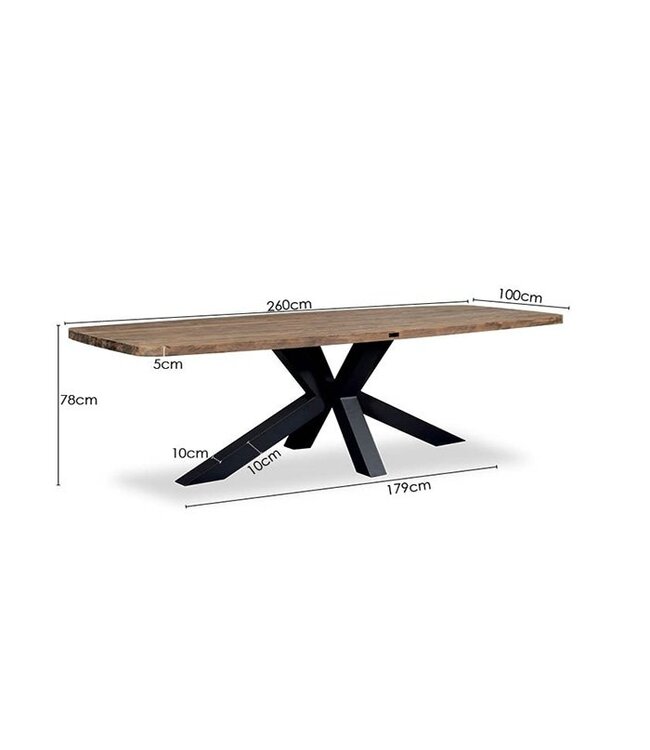 'Palermo' Dining tuintafel 260 cm
