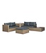 'Mateo' loungeset met coffee table en incl. alle zit- en rugkussens