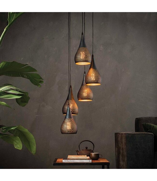 Marrakesh hanglamp 5 lichten