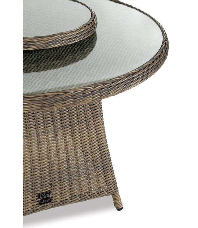 Bordeaux Dining tuintafel met draaitop 120cm