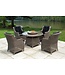 Bordeaux Dining tuintafel met draaitop 120cm