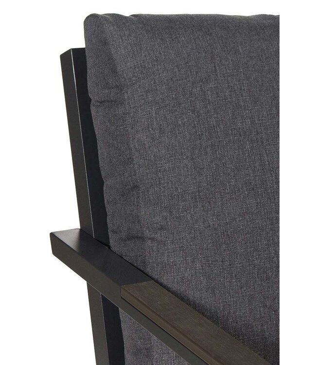 Relax set 'Felice' 5-delig antraciet