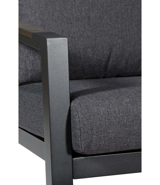 Relax set 'Felice' 5-delig antraciet