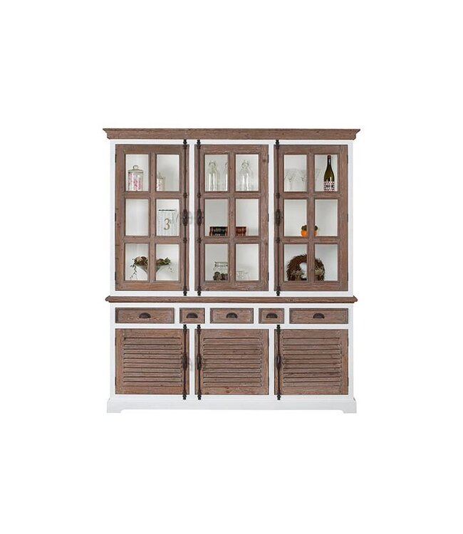 Martinique Glass Cabinet 3 deurs