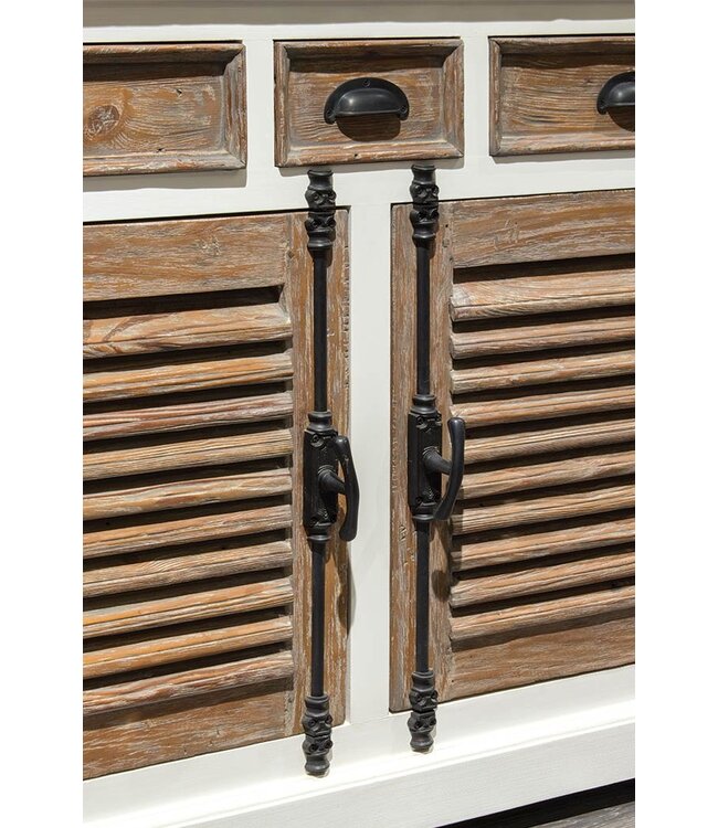 Martinique Glass Cabinet 3 deurs