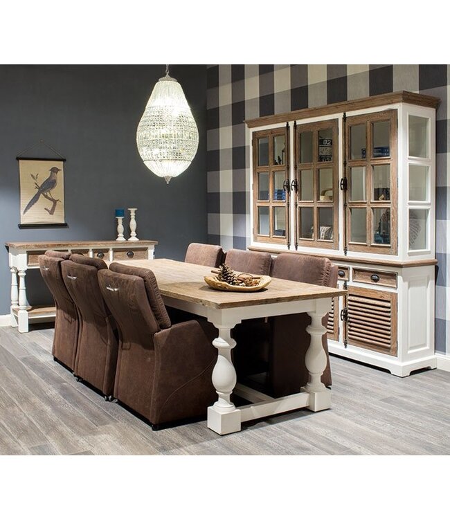 Martinique Glass Cabinet 3 deurs