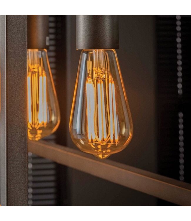 Lichtbron LED filament druppel - E27 6W dimbaar