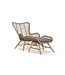 Rosas Loungechair met Footstool