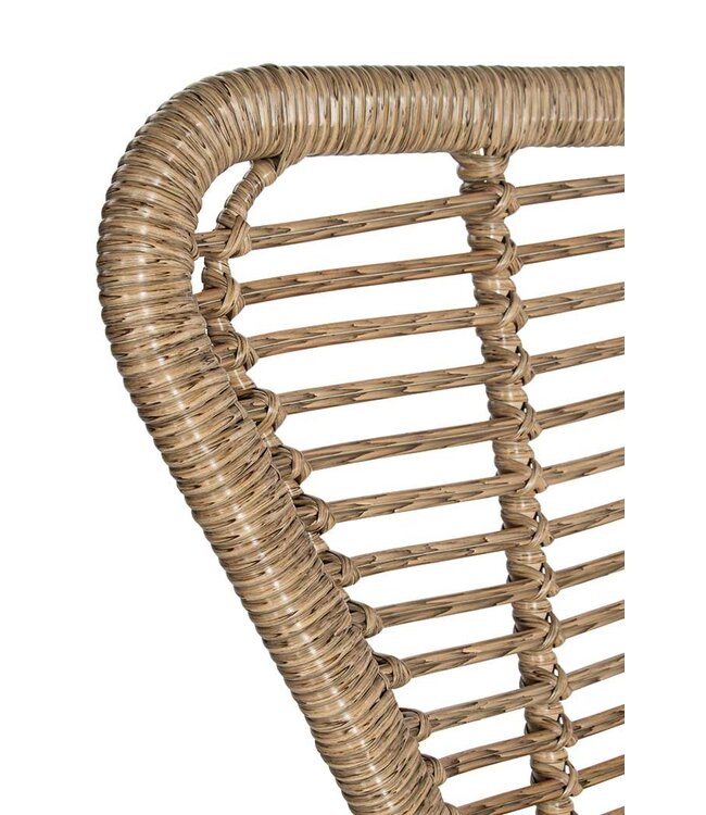 Rosas Loungechair inclusief zitkussen en voetbankje