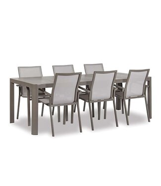 Reese Diningset - Light Grey